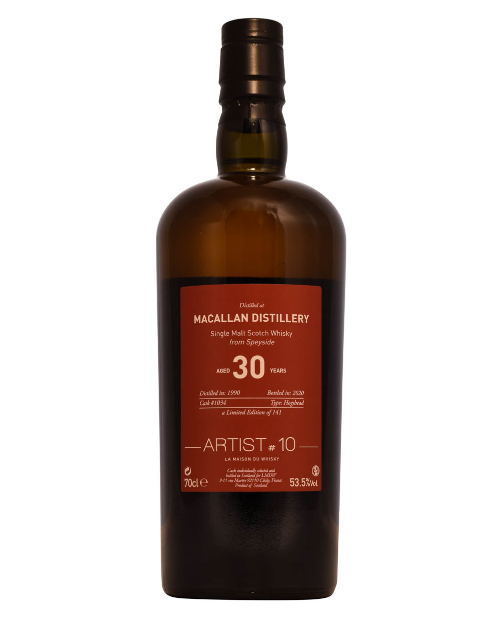 Macallan 1990 - LMDW Artist #10 (30 Years Old) Front Musthave Malts MHM