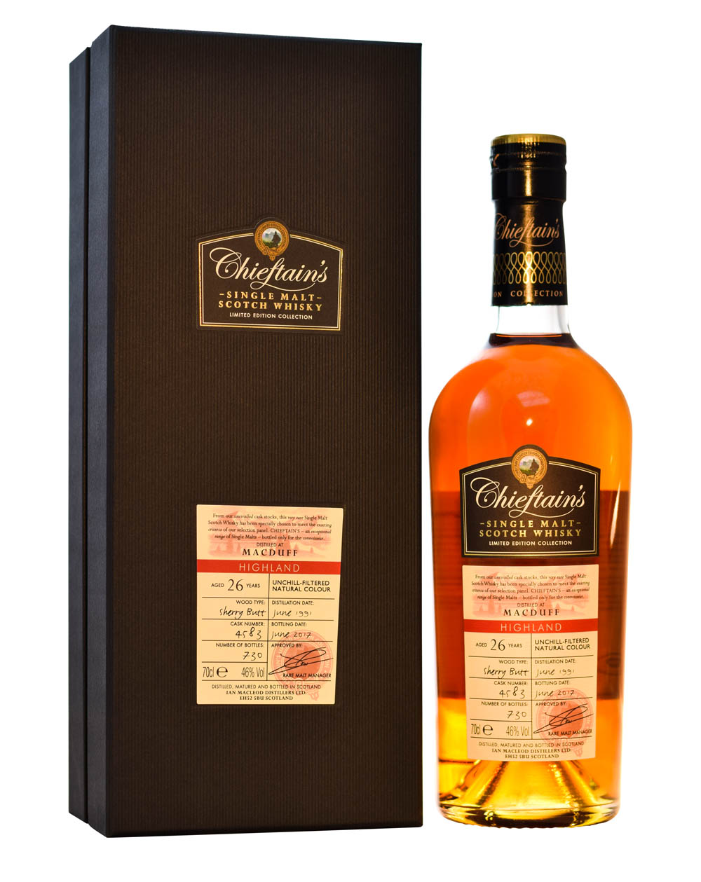 Macduff 1991 Chieftain's (26 Years Old) - Box Musthave Malts MHM