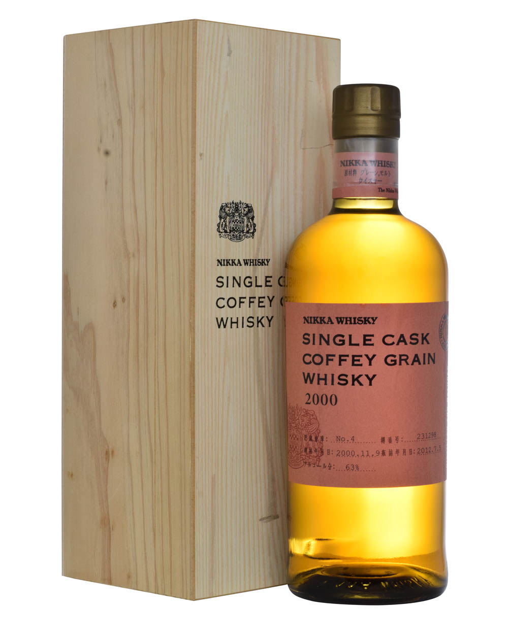 Nikka Single Cask Coffey Grain 2000 Box (WITH STAIN) Musthave Malts MHM