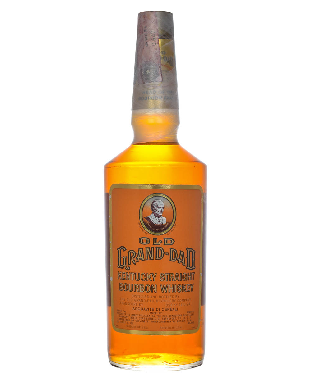 Old Grand-Dad 1970s 80 Proof Musthave Malts MHM