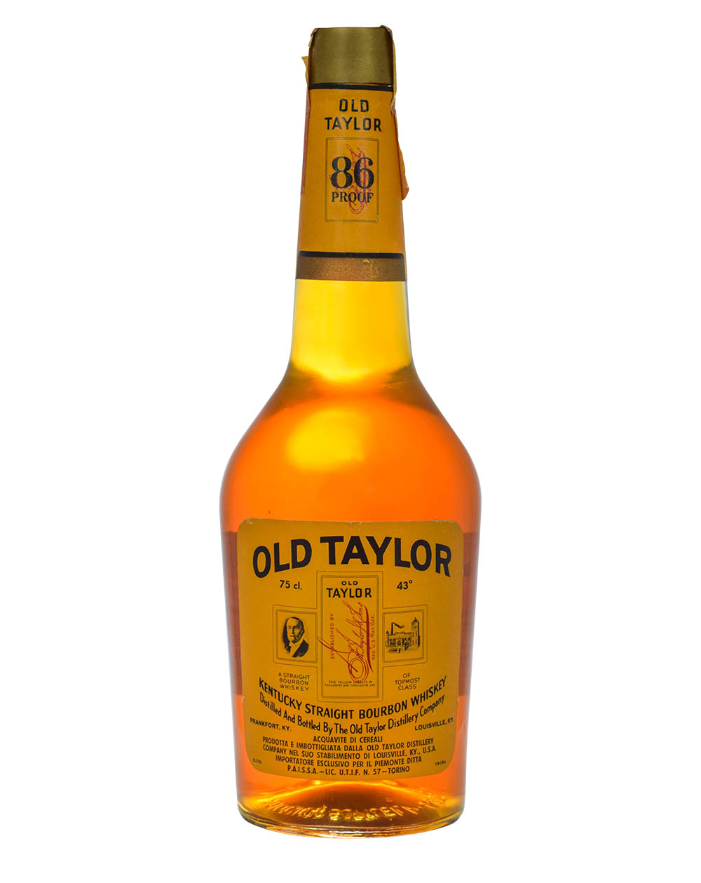 Old Taylor 86 Proof Italian Export 1970 Musthave Malts MHM