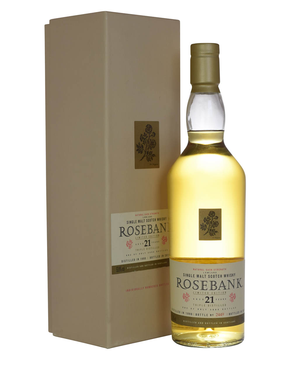Rosebank 1990 Limited Edition 21 Years Old Box Musthave Malts MHM