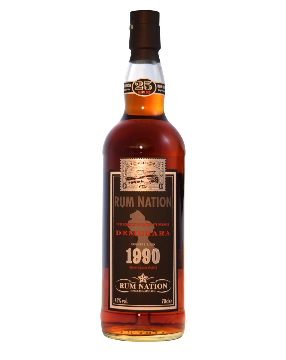 Rum Nation 1990 Sherry Wood Finish (25 Years Old) Musthave Malts MHM