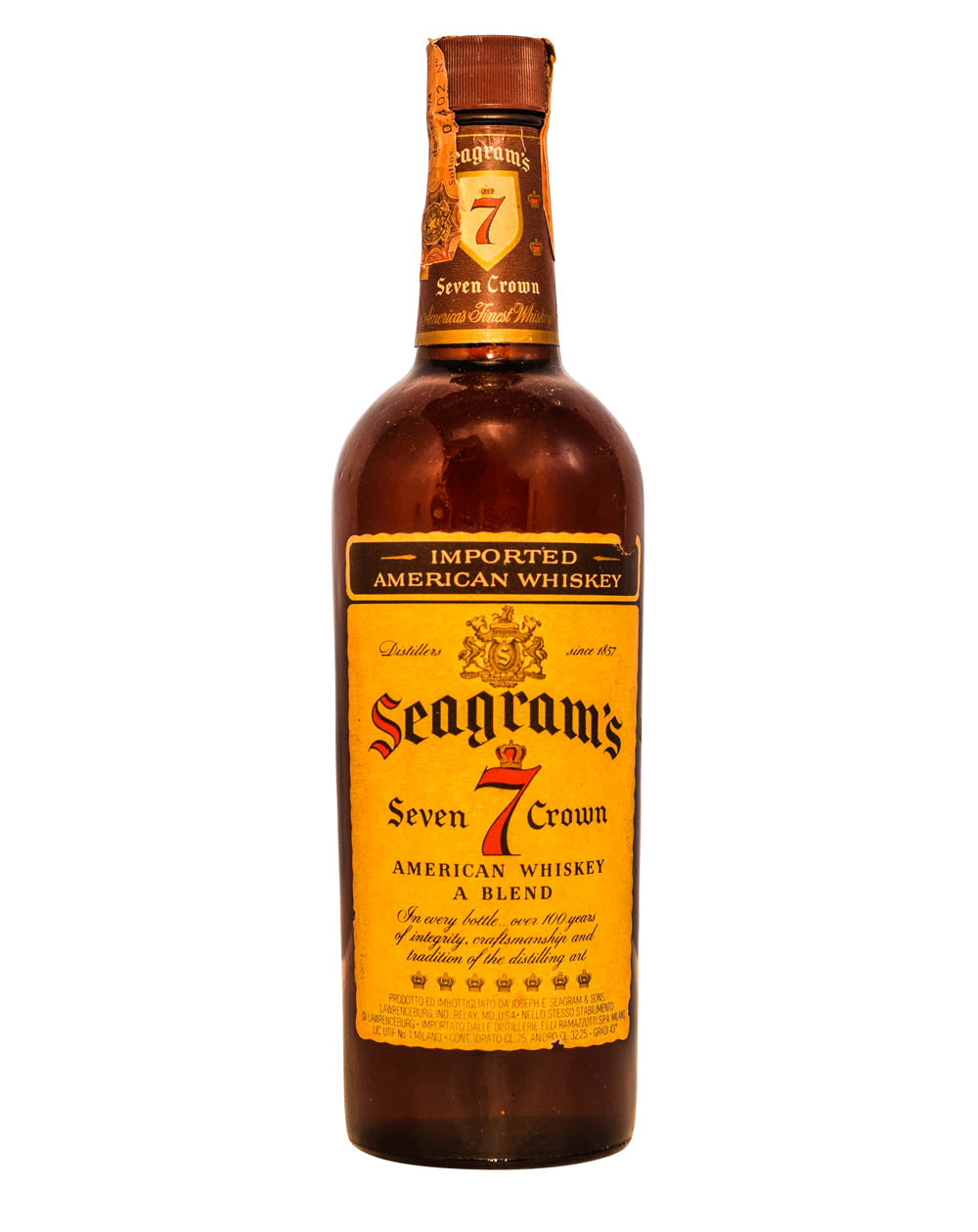 Seagram's Seven Crown Imported Whiskey Musthave Malts MHM