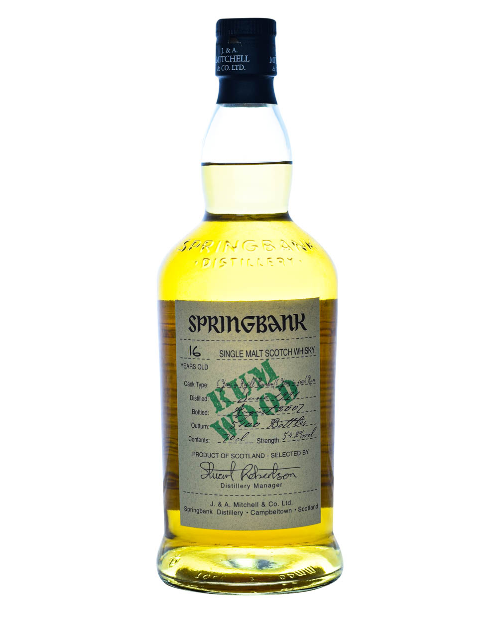 Springbank 16 Years Old Rum Wood 1991 Musthave Malts MHM