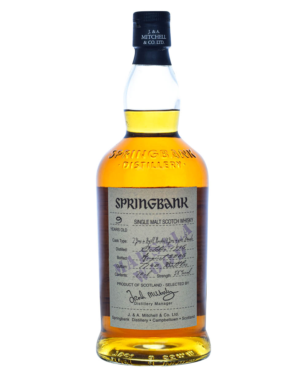 Springbank 9 Years Old Marsala Wood 1996 Musthave Malts MHM