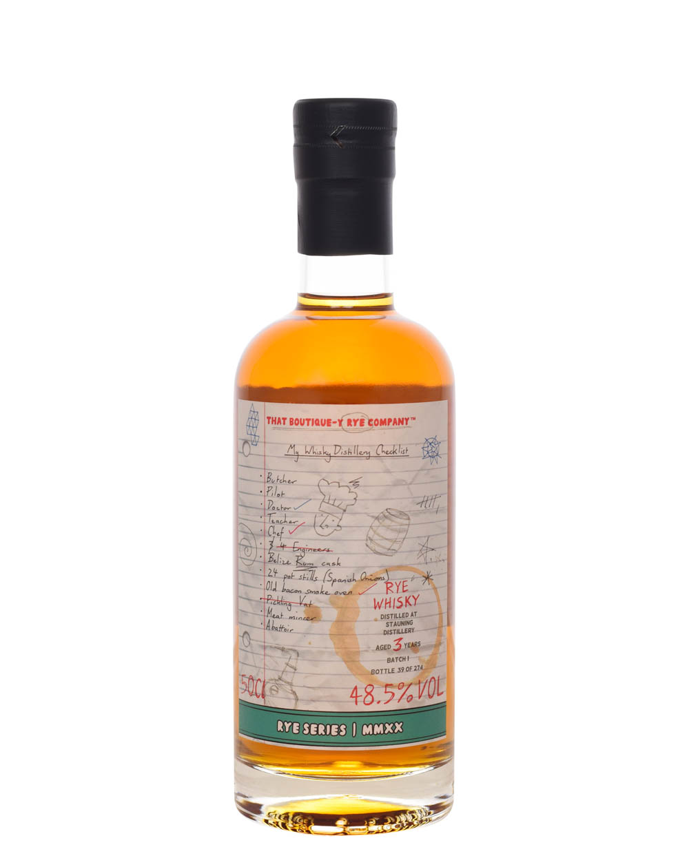 Stauning 3 Years Old That Boutique-y Rye Company Rye Batch 1 Musthave Malts MHM