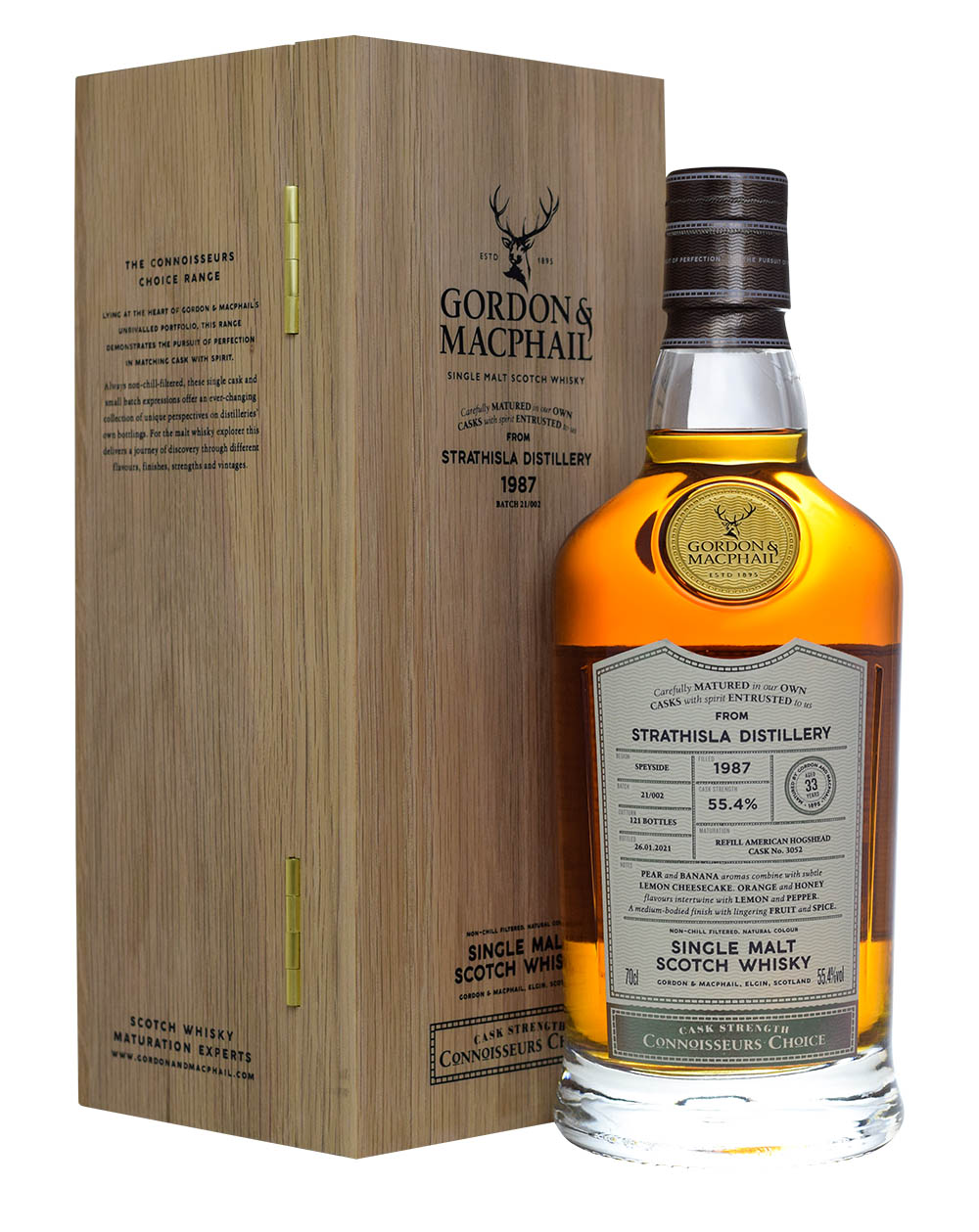 Strathisla 1987 Gordon and Macphail 33 Years Old Box Musthave Malts MHM