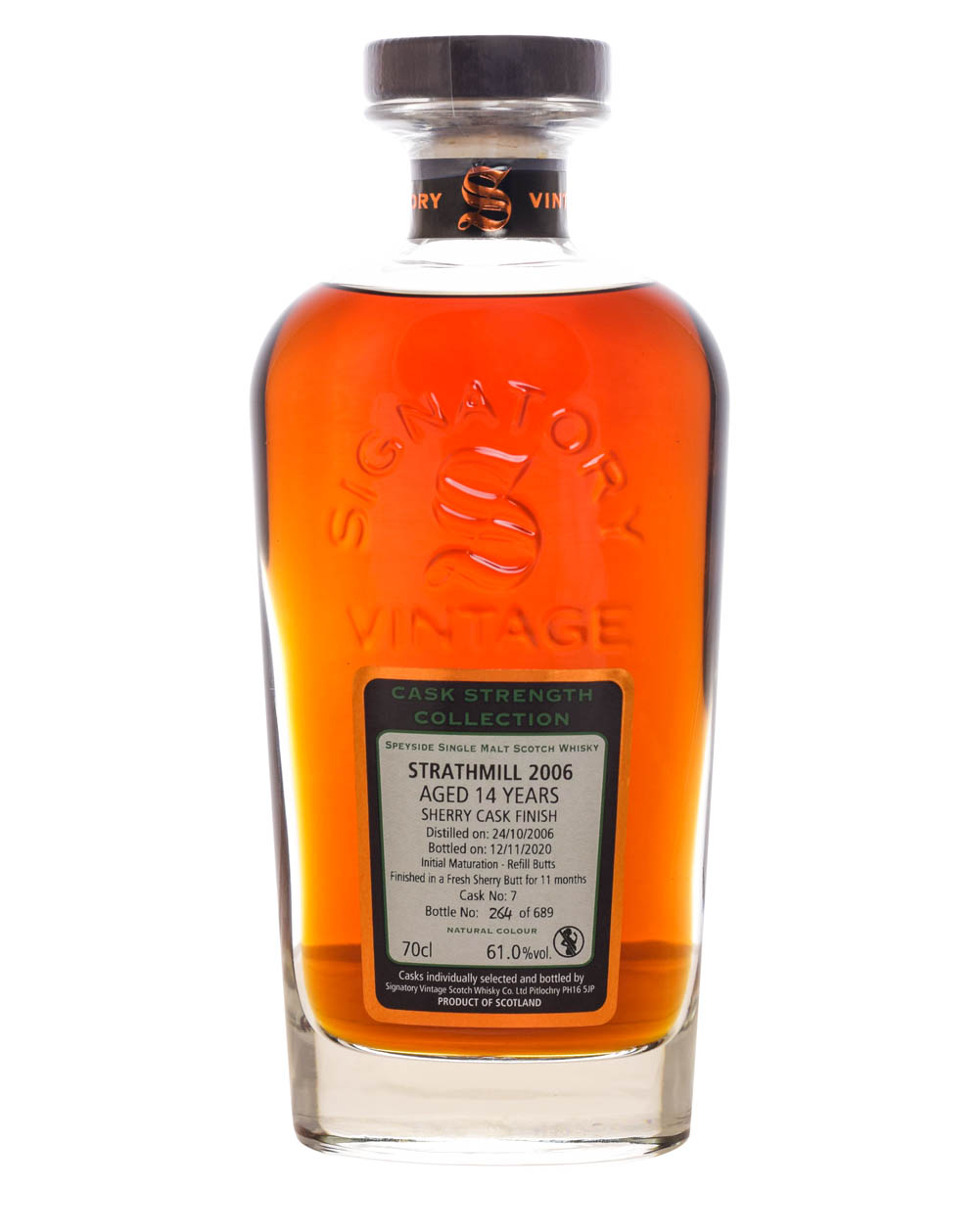 Strathmill 14 Years Old Signatory Vintage 2006 Cask 7 Musthave Malts MHM