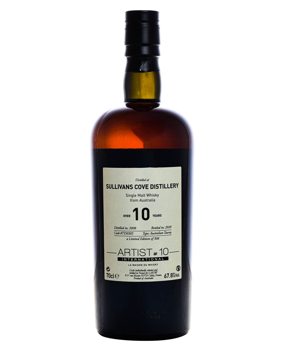 Sullivan's Cove 10 Years Old Artist #10 LMDW 2008 Musthave Malts MHM