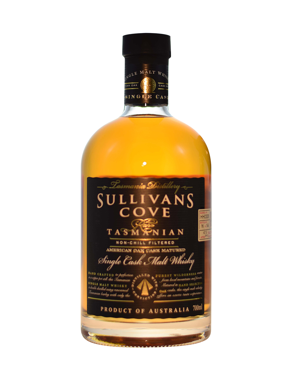 Sullivan's Cove Single Cask Tasmanian Whisky Musthave Malts MHM