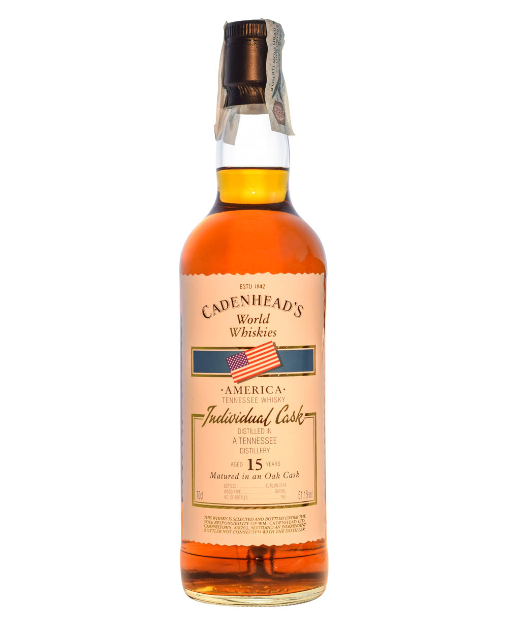 Tennessee Whiskey Cadenhead (15 Years Old) Musthave Malts MHM