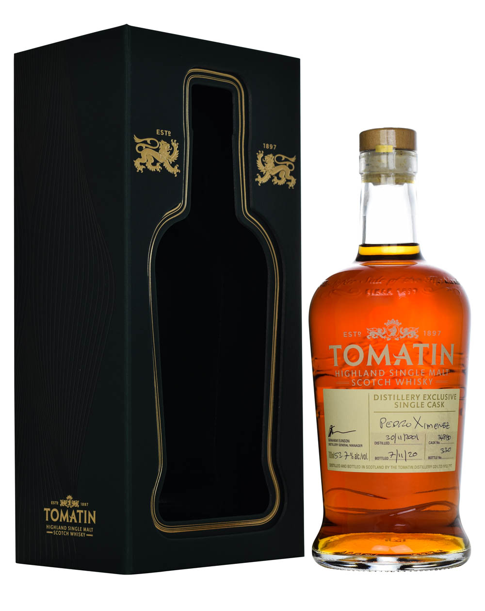 Tomatin 2001 Distillery Exclusive 8 Years Old Cask 34880 Box 2 Musthave Malts MHM