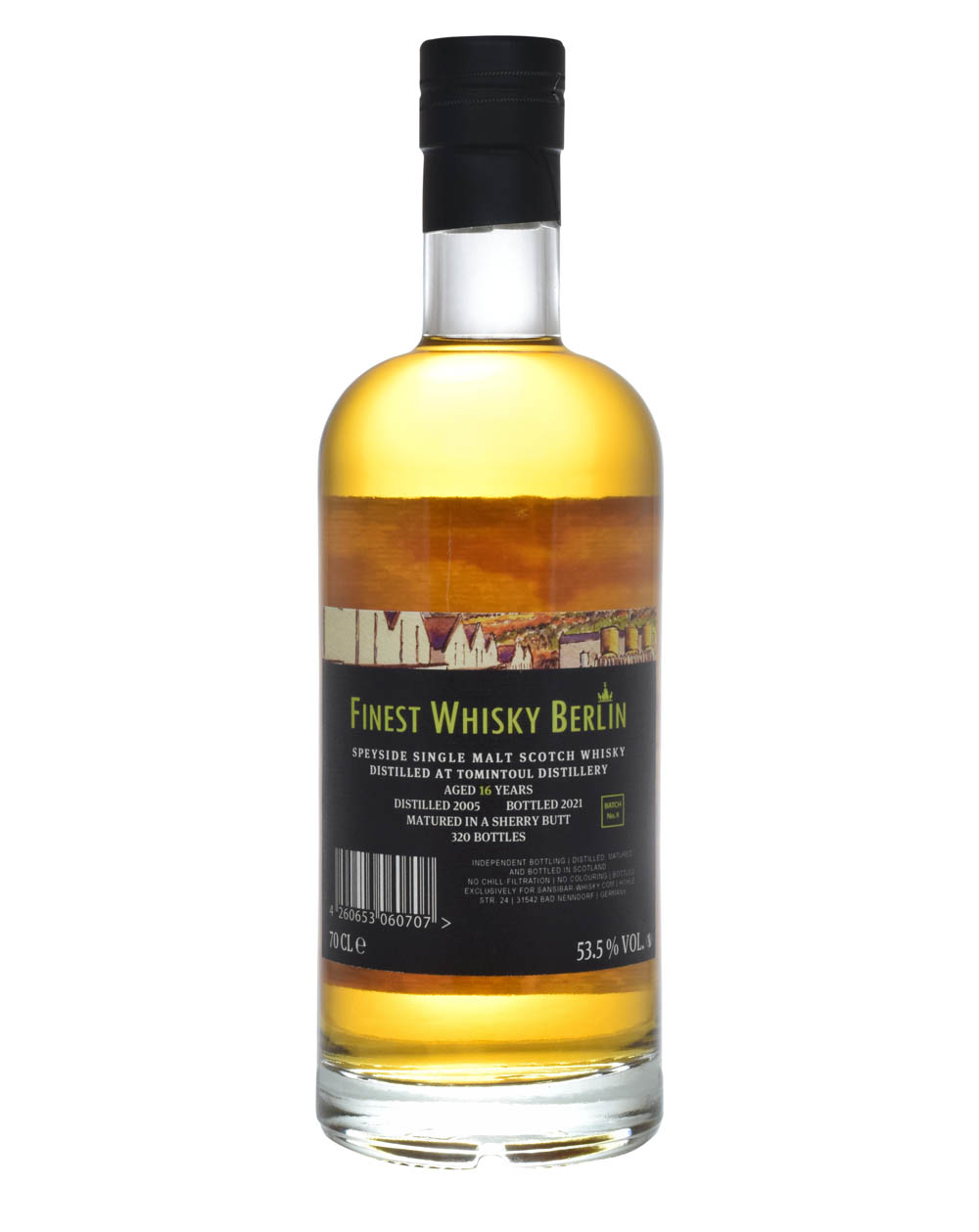 Tomintoul 16 Years Old Finest Whisky Berlin 2005 Back Musthave Malts MHM