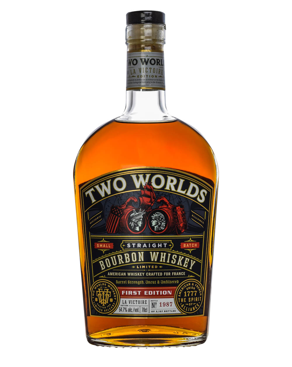 Two Worlds First Edition Small Batch Bourbon Whiskey Mushave Malts MHM