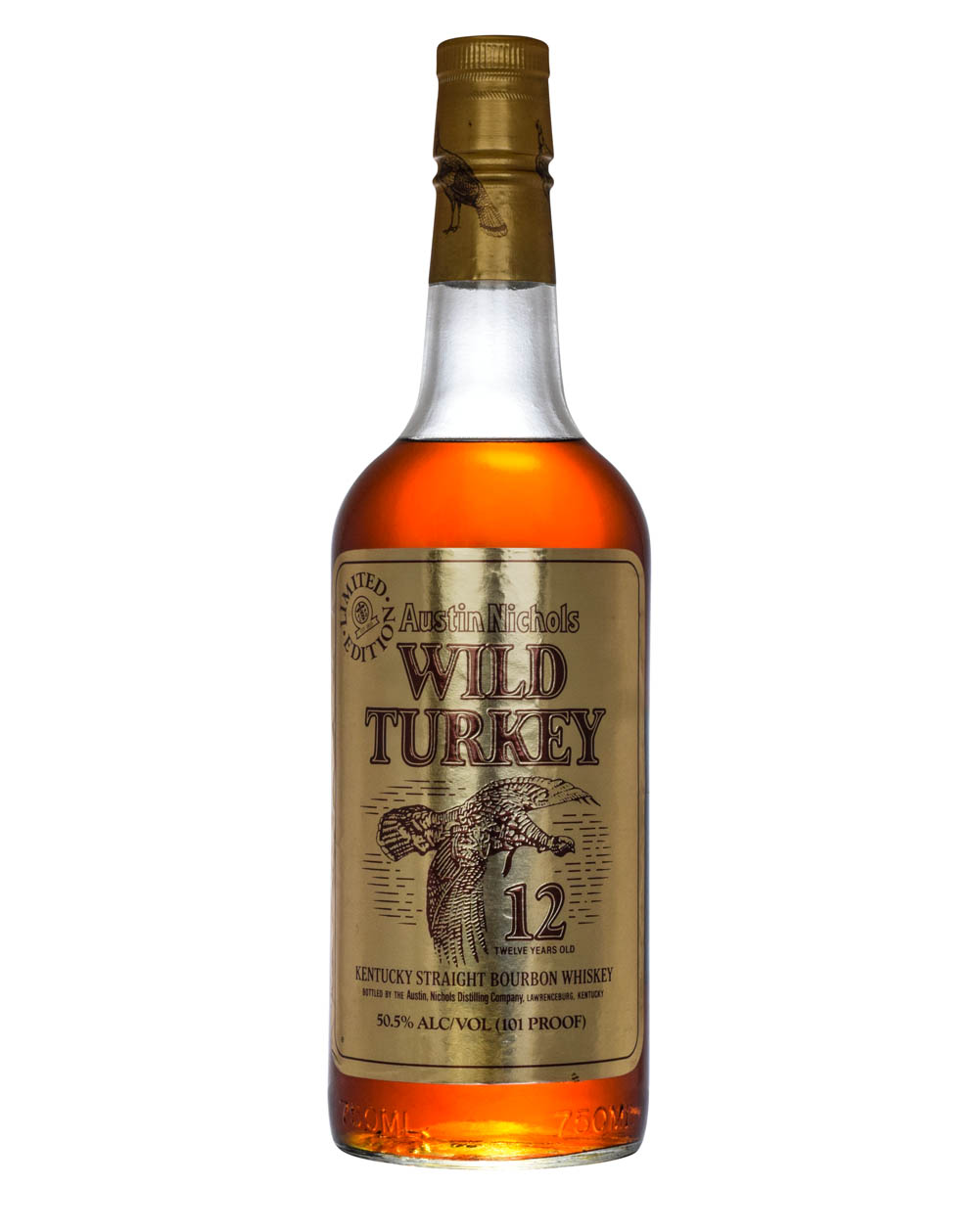 Wild Turkey 12 Years Old Cheesy Gold Foil Musthave Malts MHM