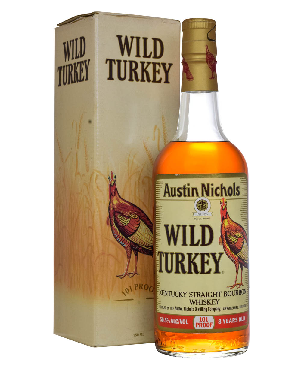 Wild Turkey 8 Years Old 101 Proof 1992 Box Musthave Malts MHM