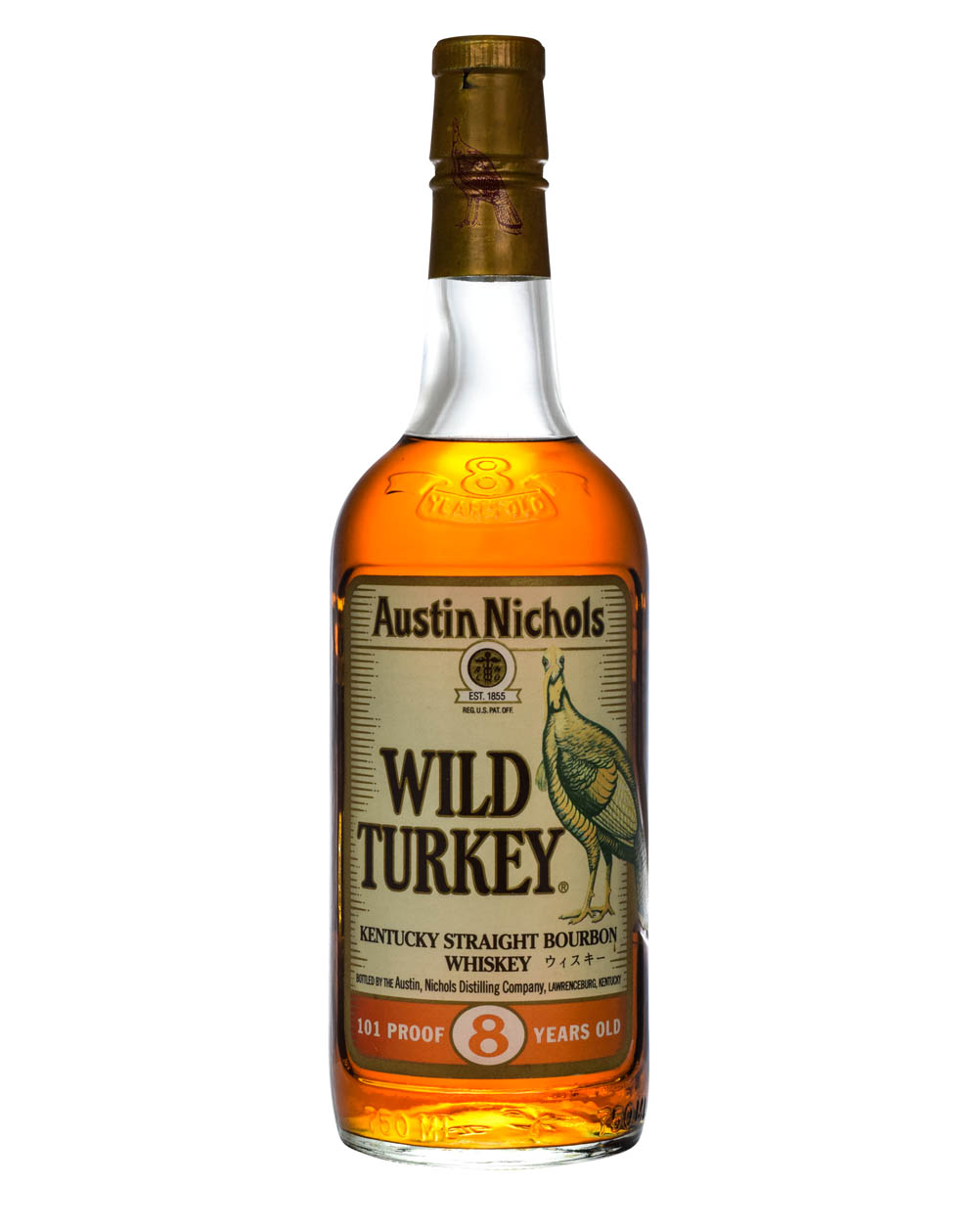 Wild Turkey 8 Years Old 101 Proof Beyond Duplication 1995 Japanese Export Musthave Malts MHM