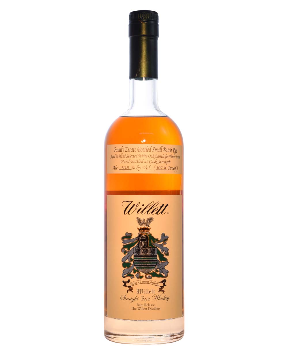 Willett Straight Rye Whiskey 107 Proof (3 Years Old) Musthave Malts MHM copy