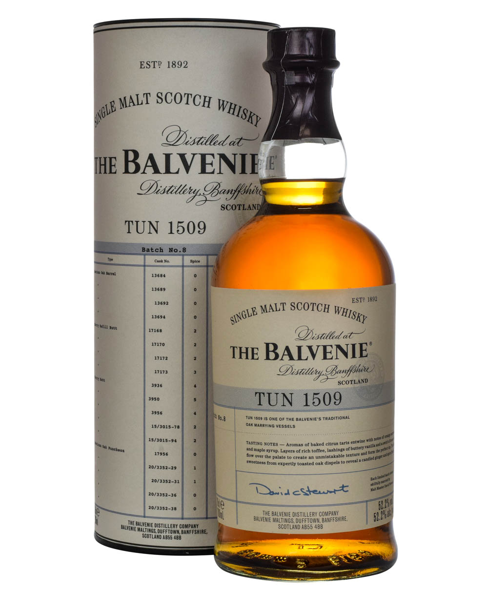 Balvenie Tun 1509 Batch No. 8 Tube Must Have Malts MHM