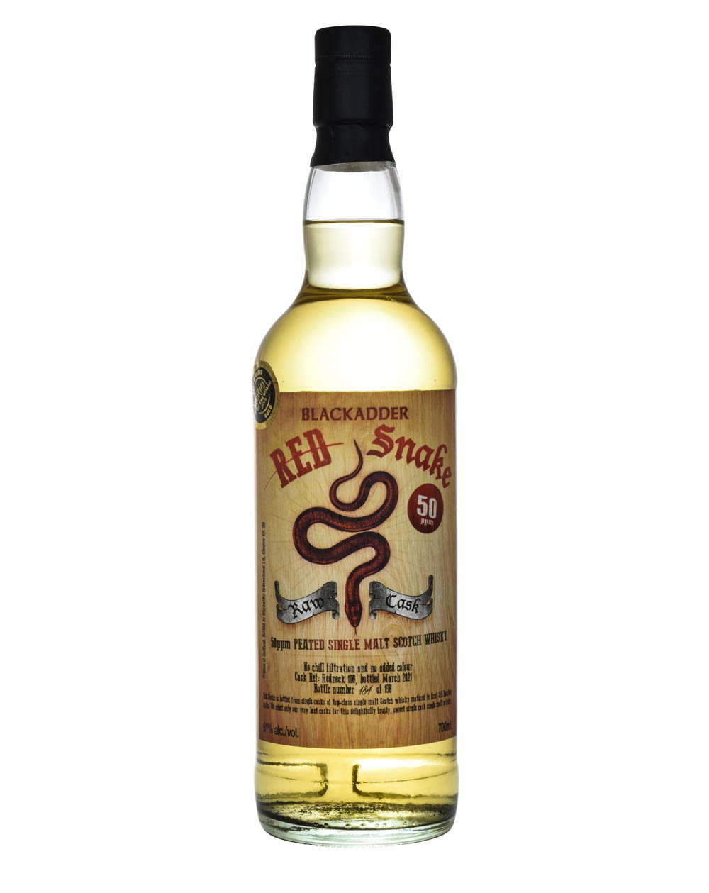 Blackadder Red Snake 50PPM Raw Cask - Must Have Malts