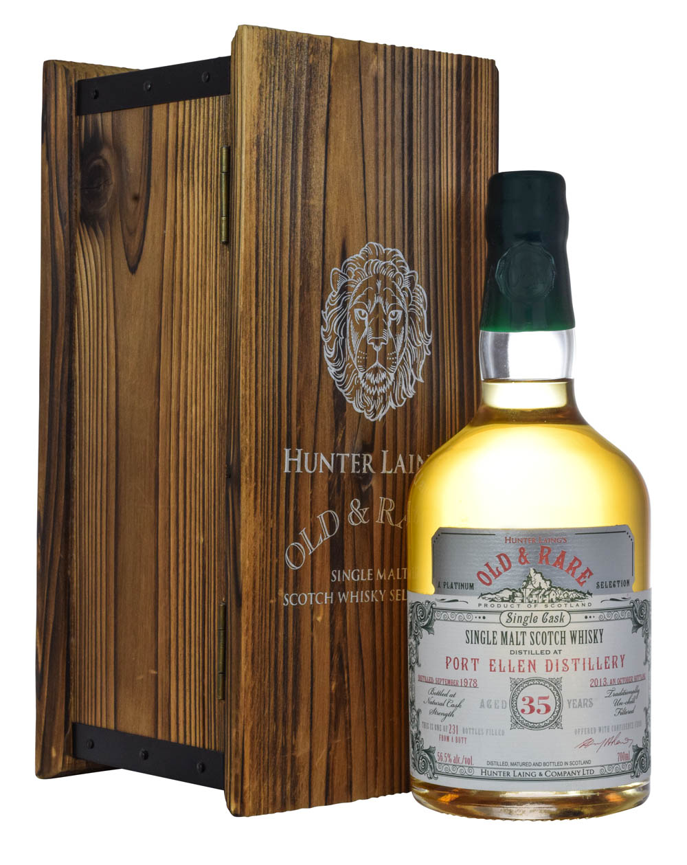 Port Ellen 35 Years Old Hunter Laing Old & Rare 1978 Box Must Have Malts MHM
