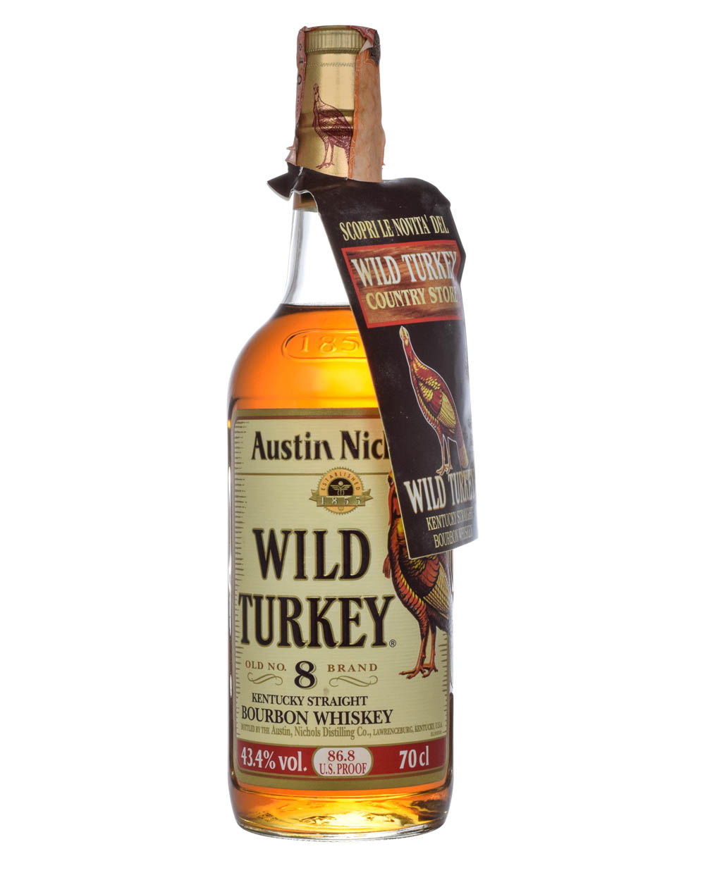 Wild Turkey Old No. 8 Brand 1997 Italian Export Must Have Malts