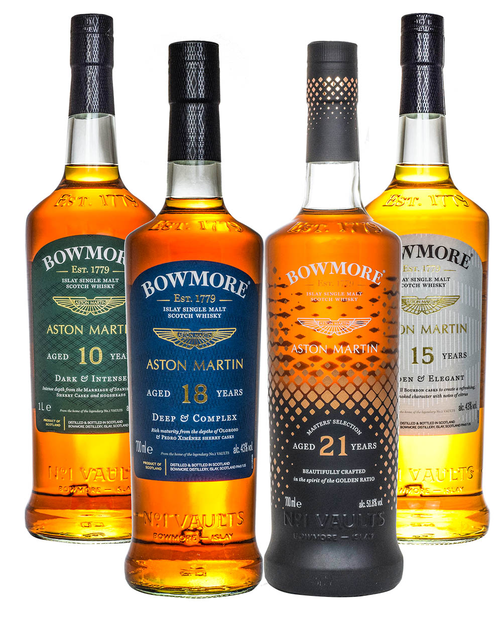 Bowmore Designed by Aston Martin Collection Musthave Malts MHM