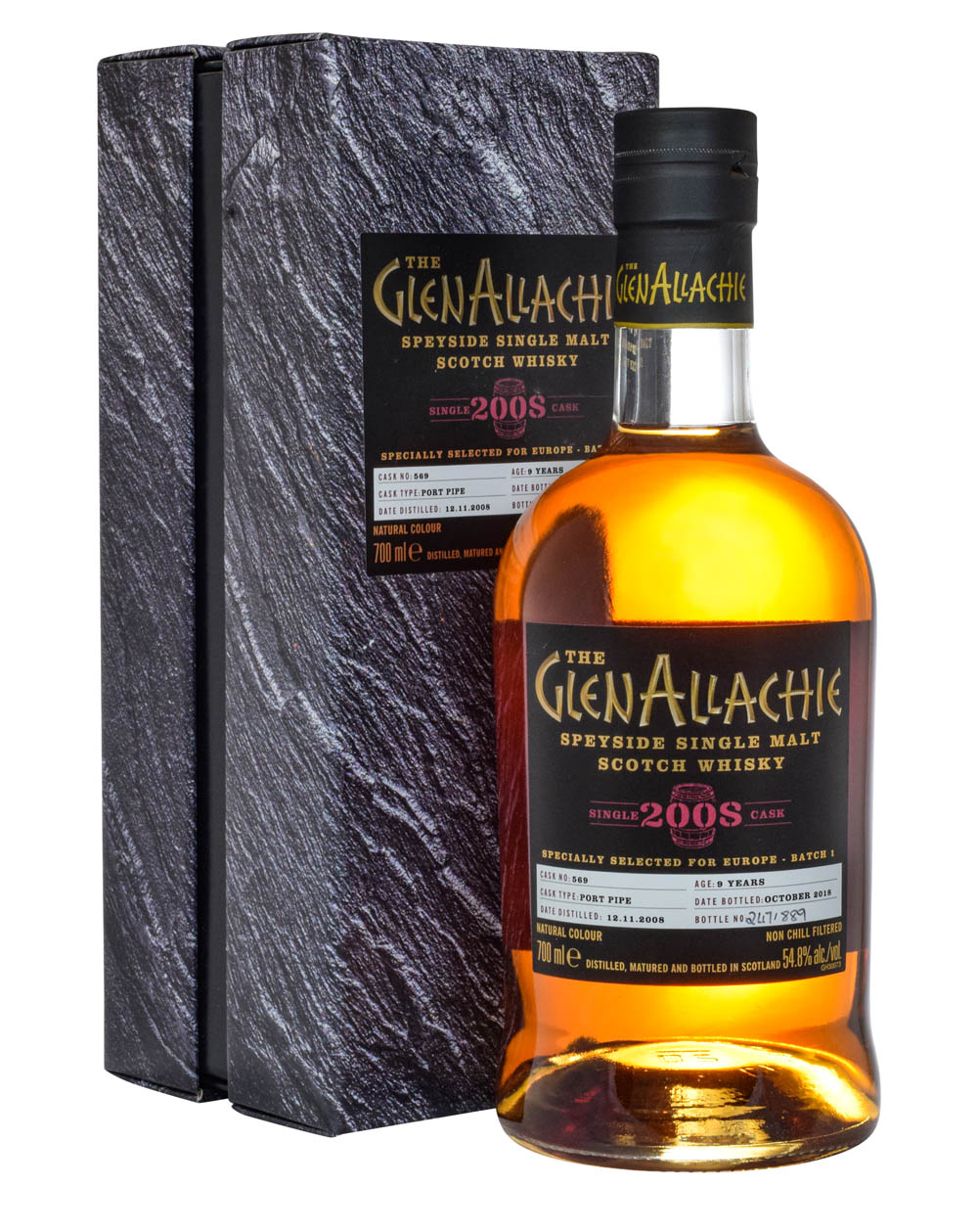 Glenallachie 12 Years Old 2008 Cask #569 Box Musthave Malts MHM