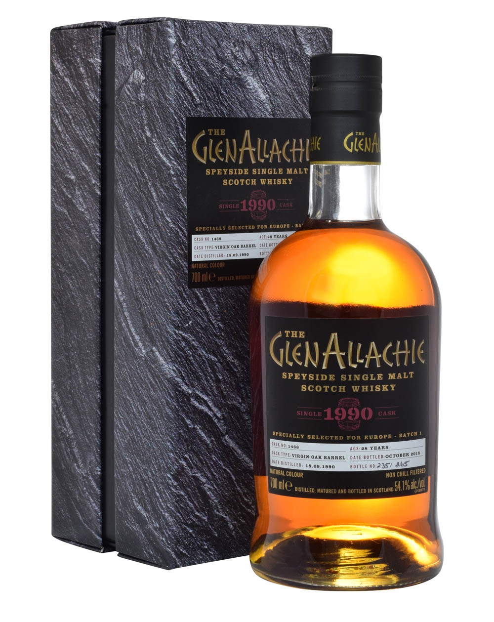 Glenallachie 28 Years Old 1990 Cask #1468 Box Musthave Malts MHM