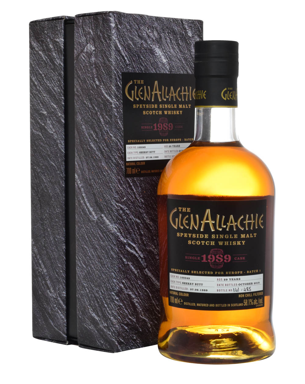 Glenallachie 29 Years Old Selected For Europe 1989 Cask 100049 Box Must Have Malts