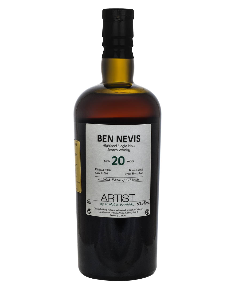 Ben Nevis 20 Years Old LMDW Artist # 1990 Front Must Have Malts MHM