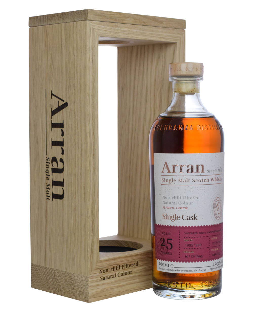 Arran 25 Years Old Van Wees 100th Aniversary Box Must Have Malts MHM