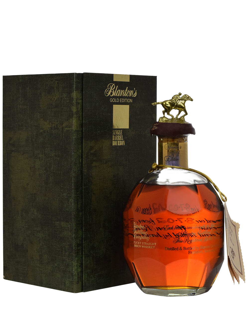 Blanton's Gold 2002 Square Derby Box A Must Have Malts