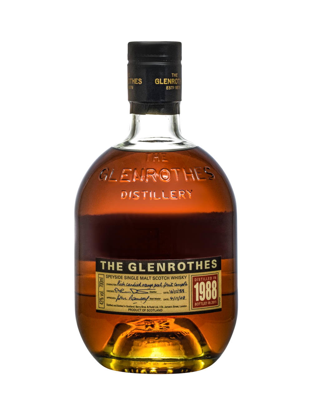 THE GLENROTHES 1988 スコッチ 700ml グレンロセス Glenrothes 1988-2011 - Must Have Malts