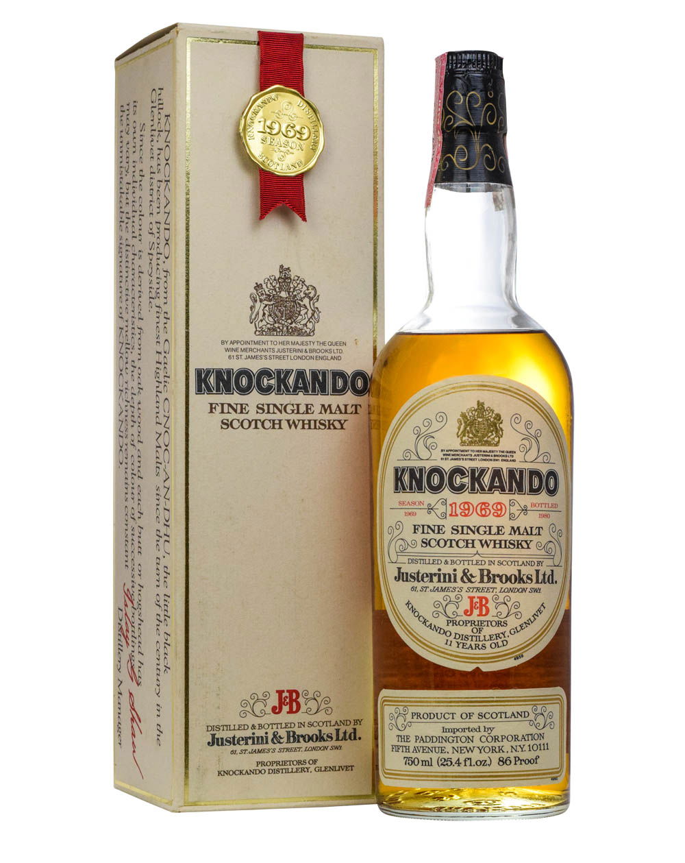 Knockando 11 Years Old 1969 Box Must Have Malts MHM