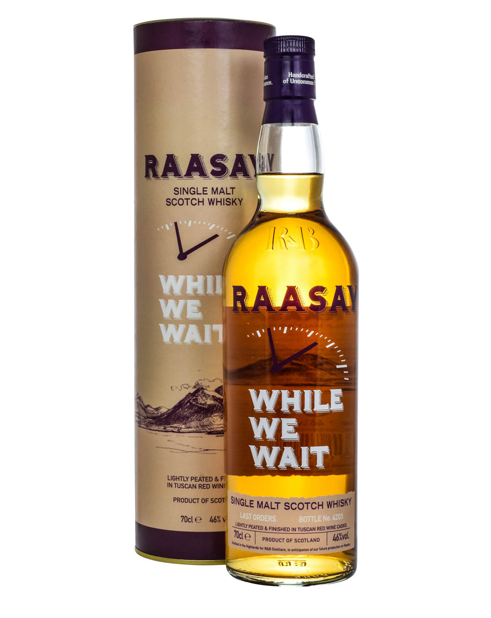 Raasay While We Wait Slightly Peated Tube Must Have Malts MHM