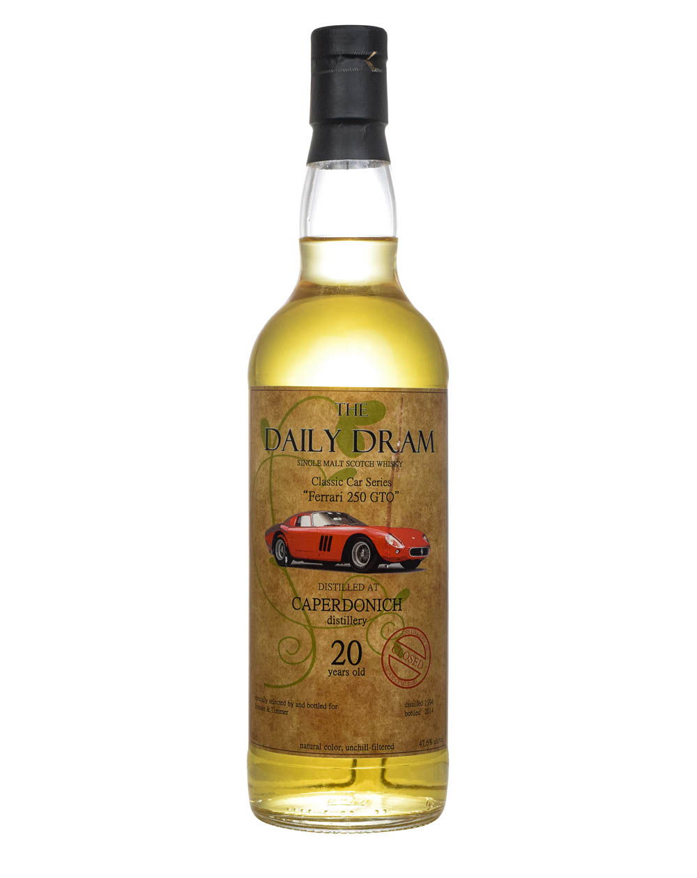 Caperdonich 20 Years Old Daily Dram Classic Car Series 2014 Must Have Malts MHM