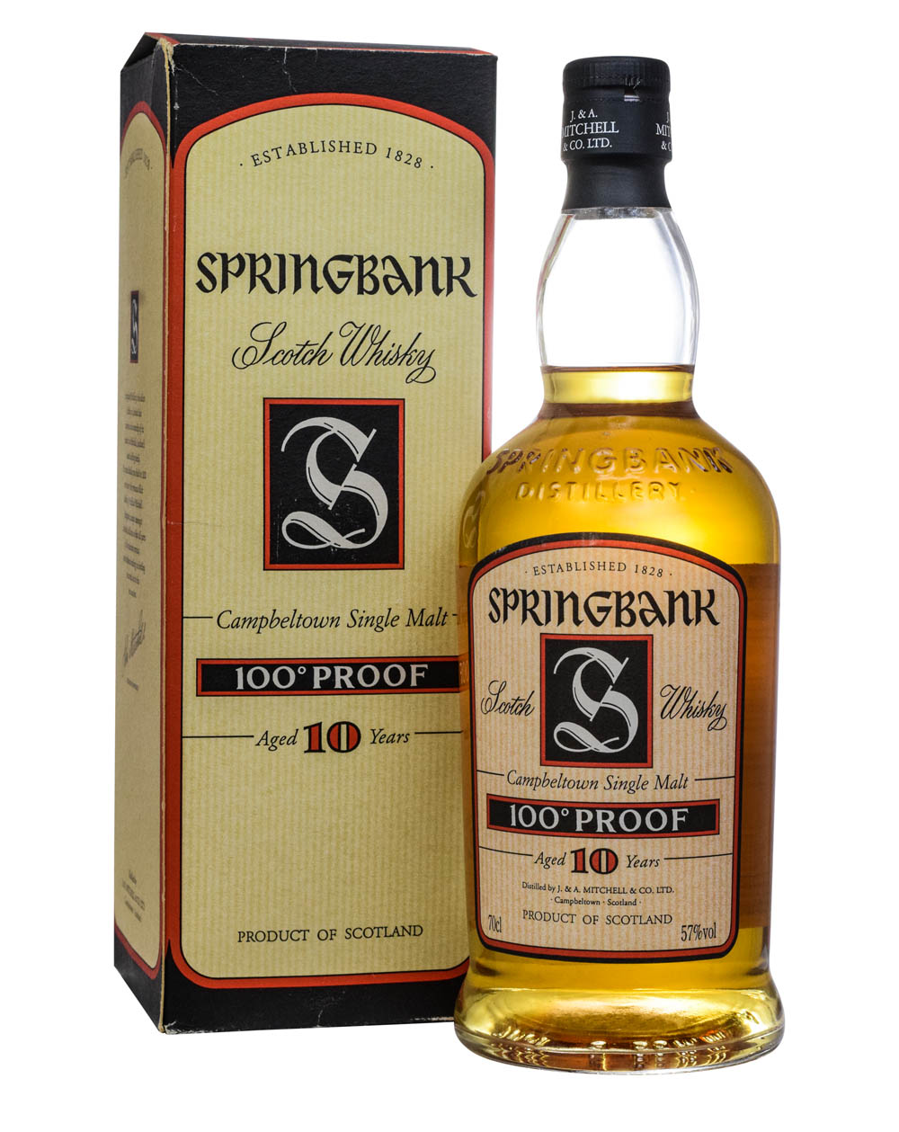 Springbank 10 Years Old 100° Proof Box Must Have Malts MHM