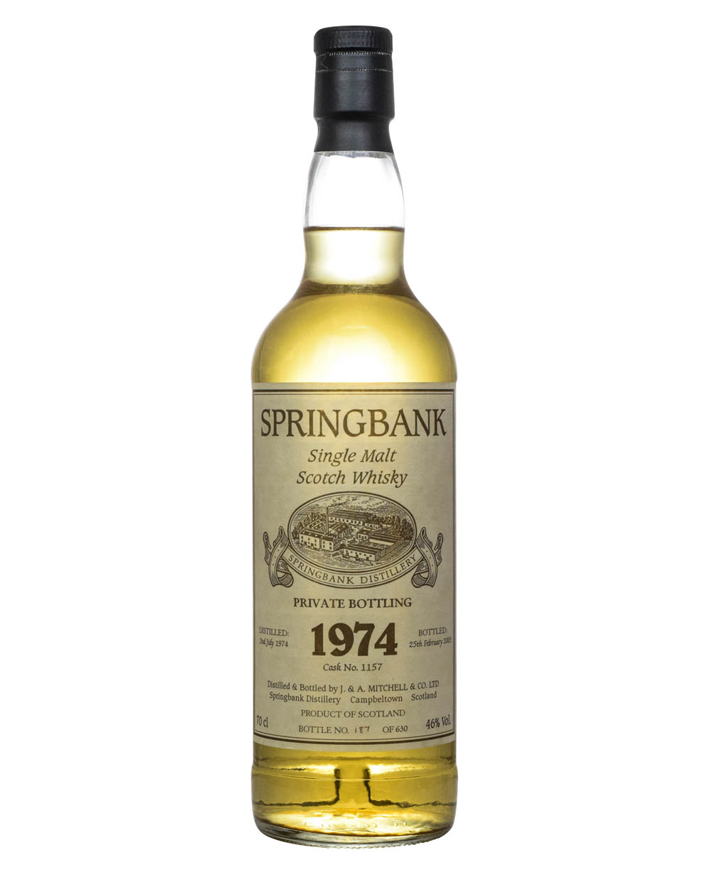 Springbank 1974-2003 Private Bottling Cask #1157 Must Have Malts MHM