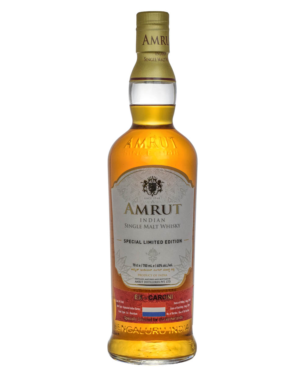 Amrut 7 Years Old Ex-Caroni Specially Selected For The Netherlands Must Have Malts MHM