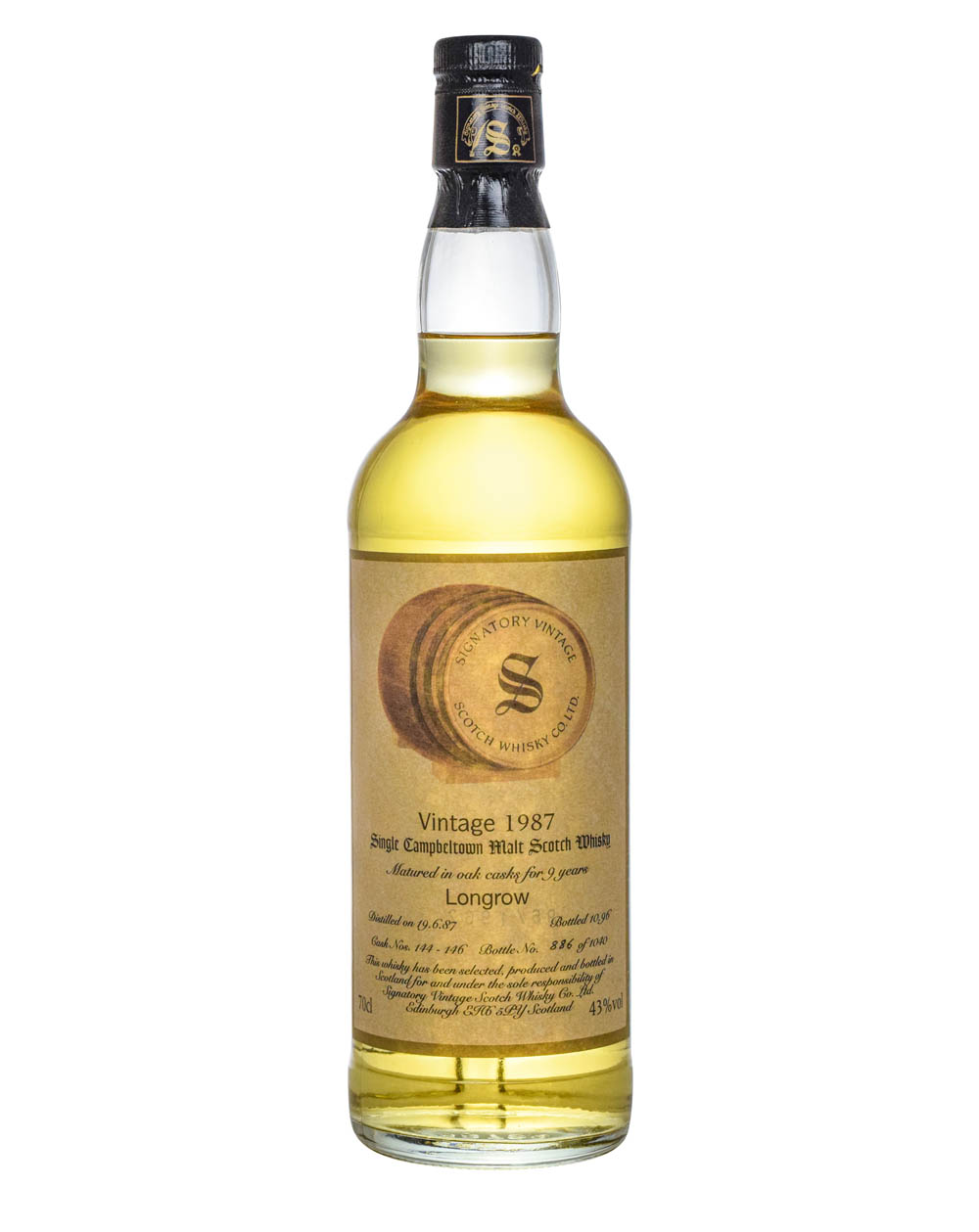 Longrow 9 Years Old 1987 Signatory Vintage Must Have Malts MHM