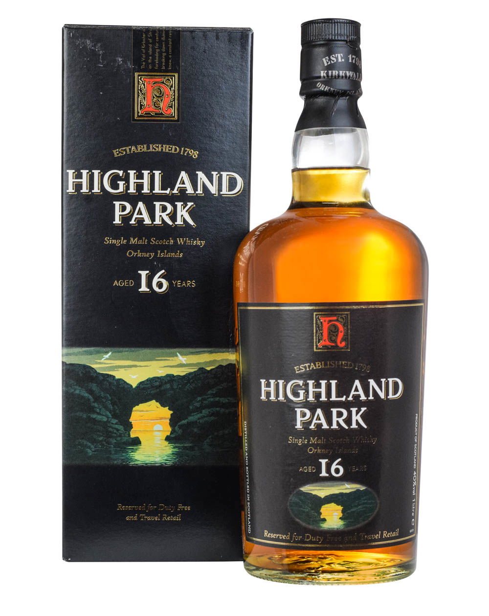 HighlandPark 16Year Japan ImportSystem空瓶 Highland Park 16 Years Old Duty Free & Travel Retail - Musthave Malts