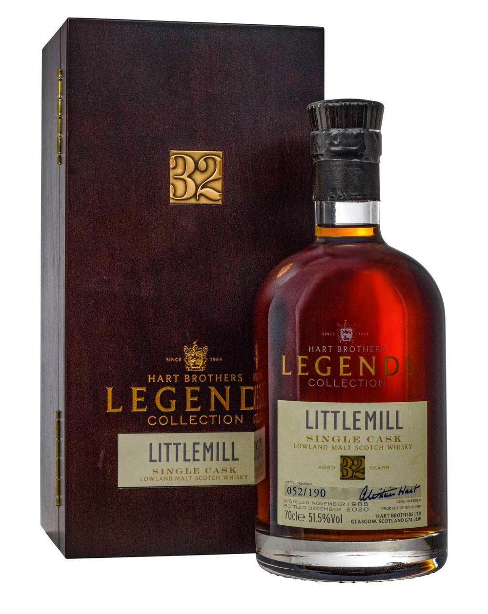 Littlemill 32 Years Old Hart Brothers Legends Collection 1988 - Musthave  Malts