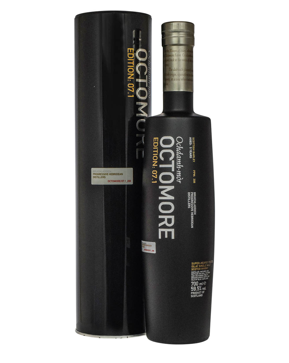 Octomore 5 Years Old Edition 07.01 Ochdamh-Mor Tube Must Have Malts MHM