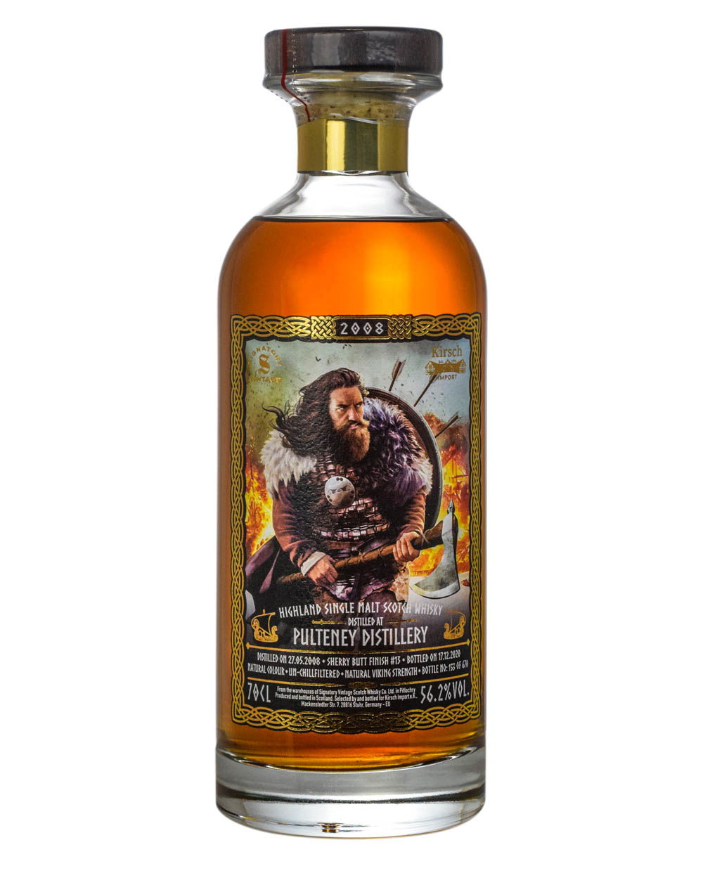 Pulteney 12 Years Old Signatory Vintage Viking Series 2008