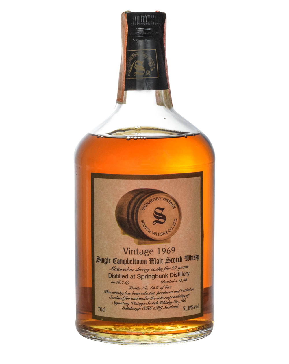 Springbank 1969 27 Years Old Signatory Vintage 1969-1996 Must Have Malts MHM