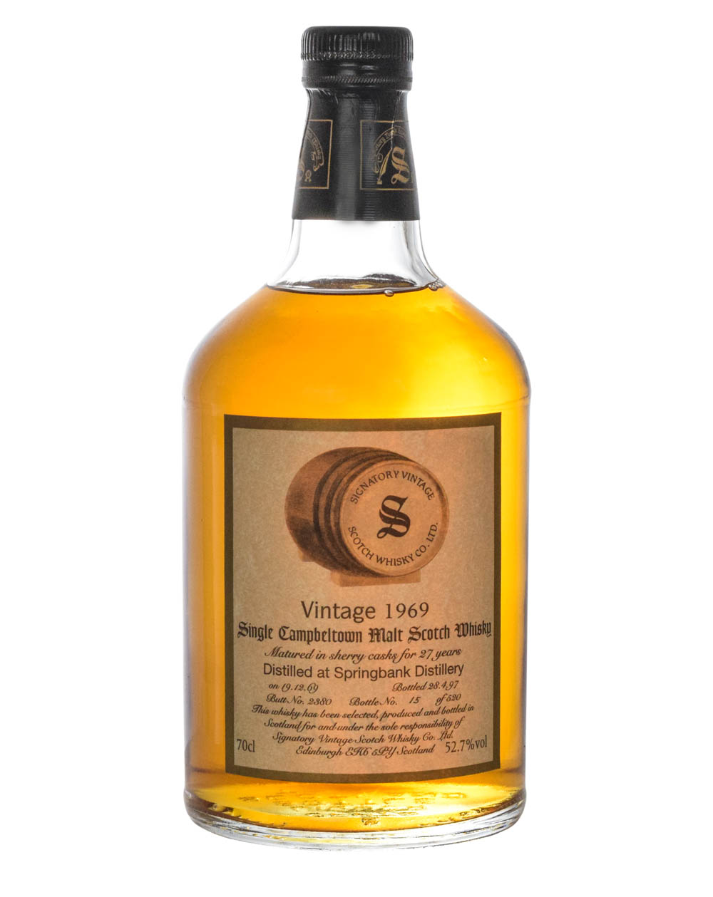 Springbank 1969 27 Years Old Signatory Vintage 1969-1997 Must Have Malts MHM