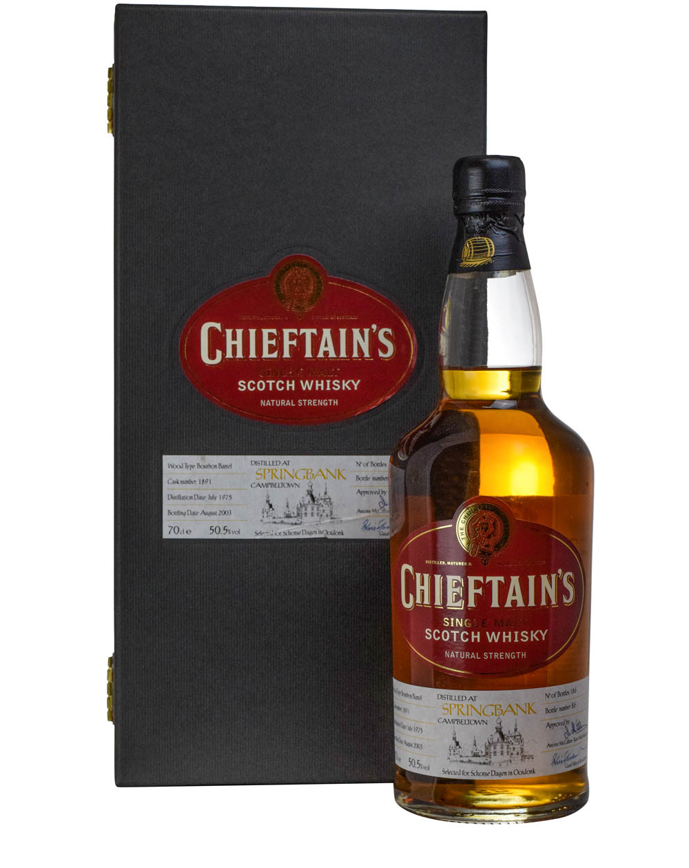 Springbank 28 Years Old Chieftain's 1975-2003 Box Must Have Malts MHM