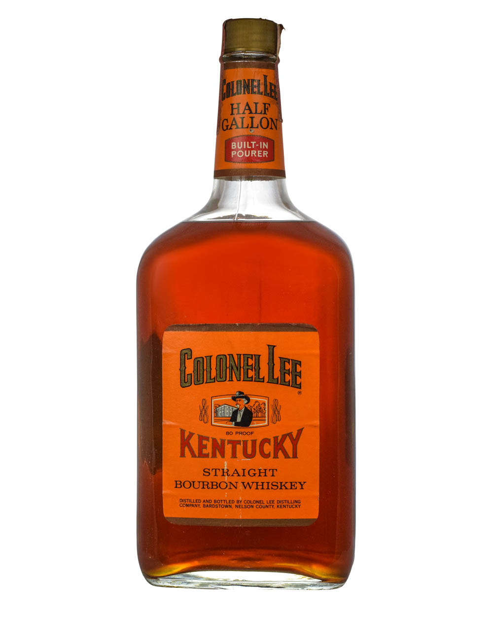 Colonel Lee Kentucky Straight Bourbon Half Gallon Built In Pourer Must Have Malts MHM